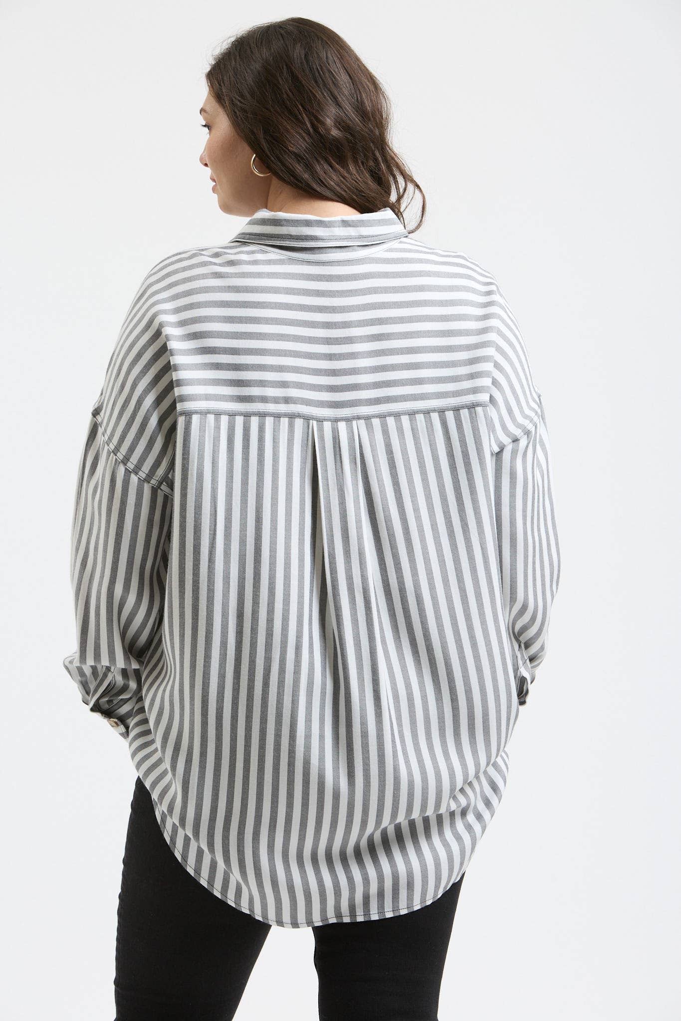 Plus Striped Long Sleeve