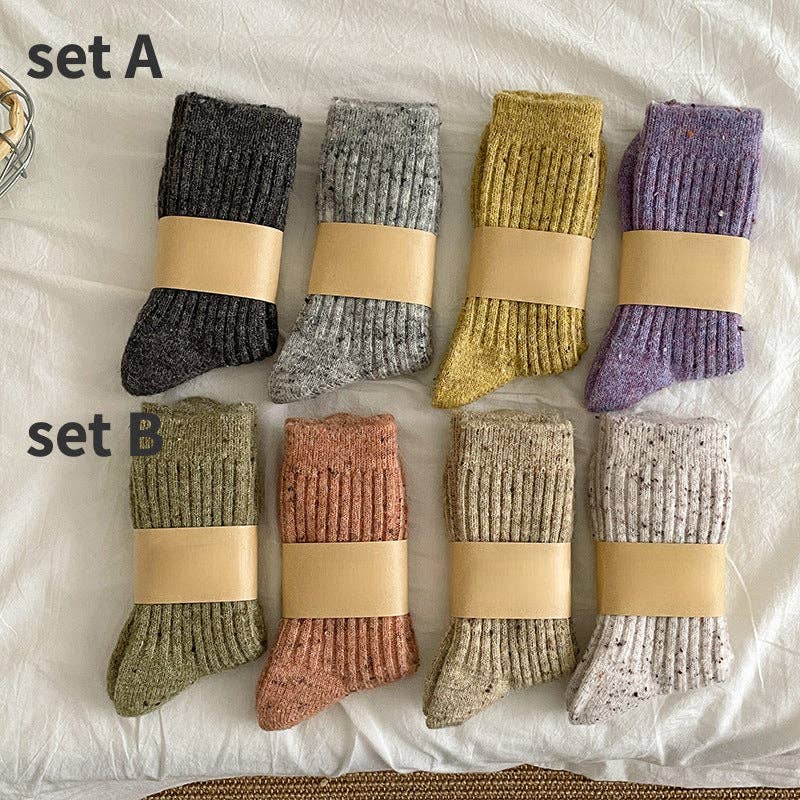 4 Paris Warm Wool Socks