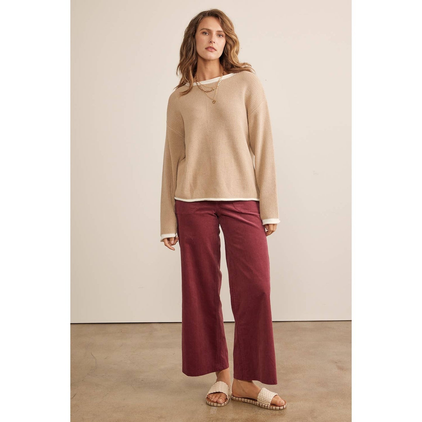 Cozy Wide Leg Corduroy Pant