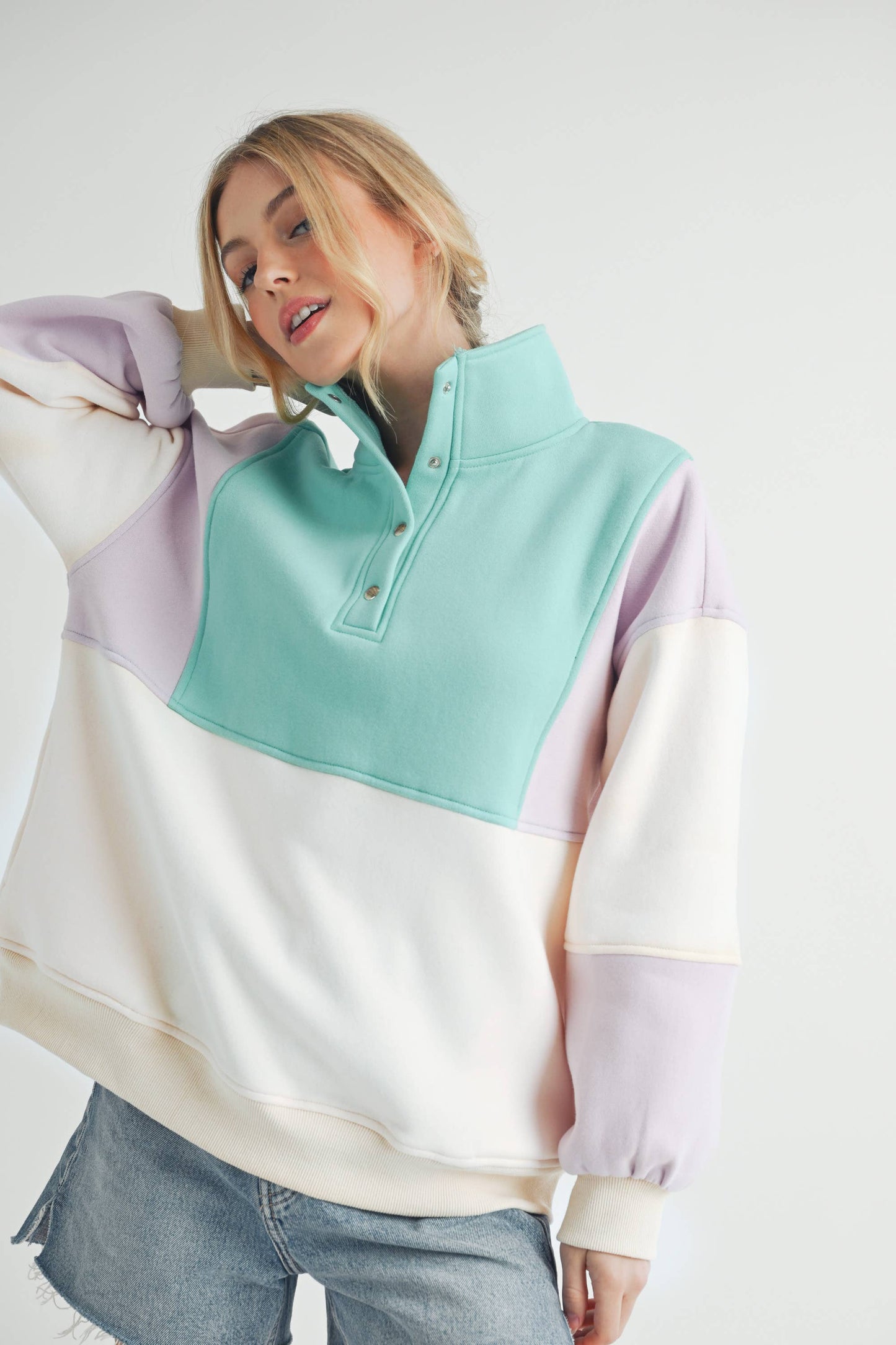 Colorblock Pullover