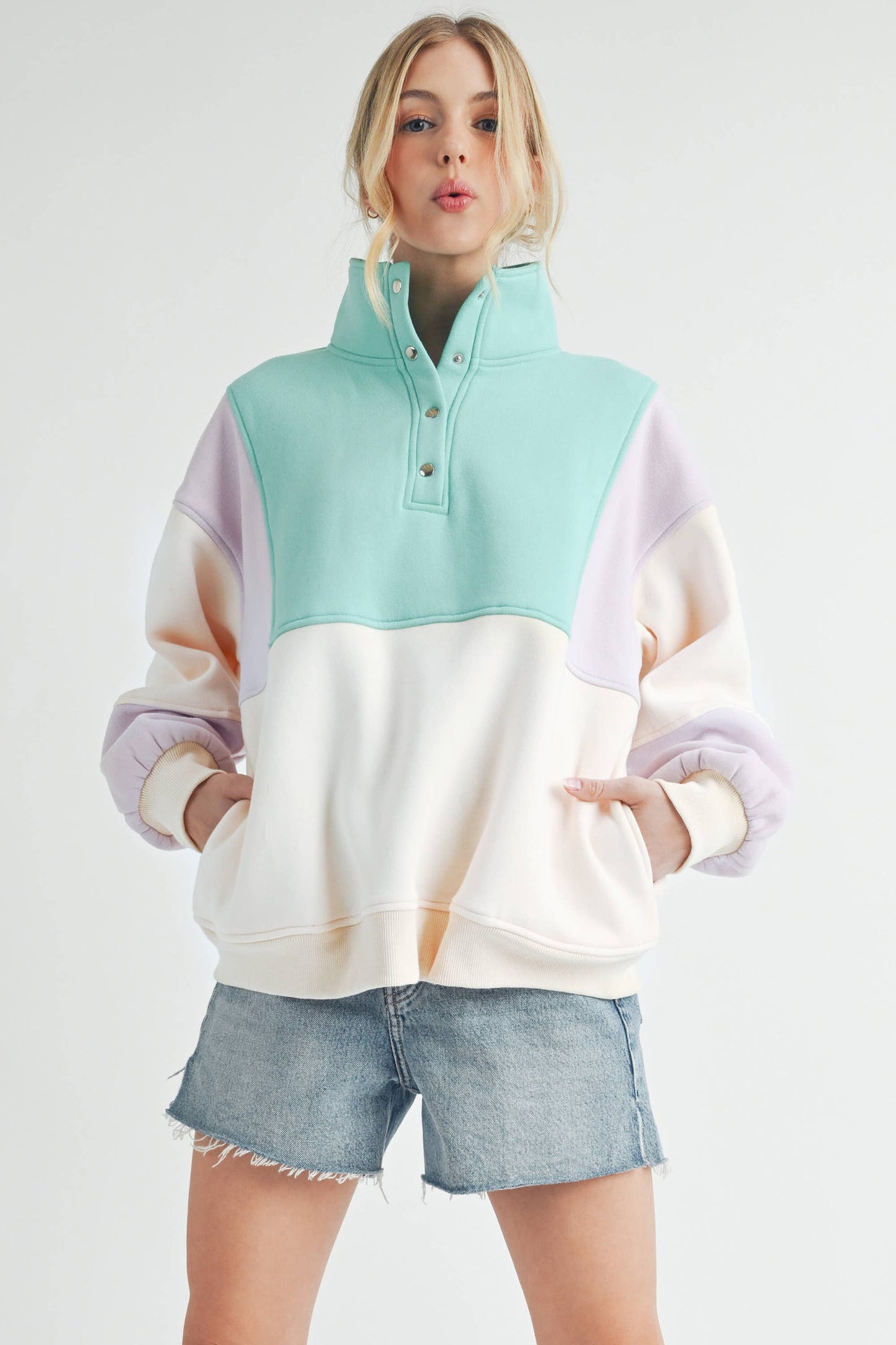 Colorblock Pullover