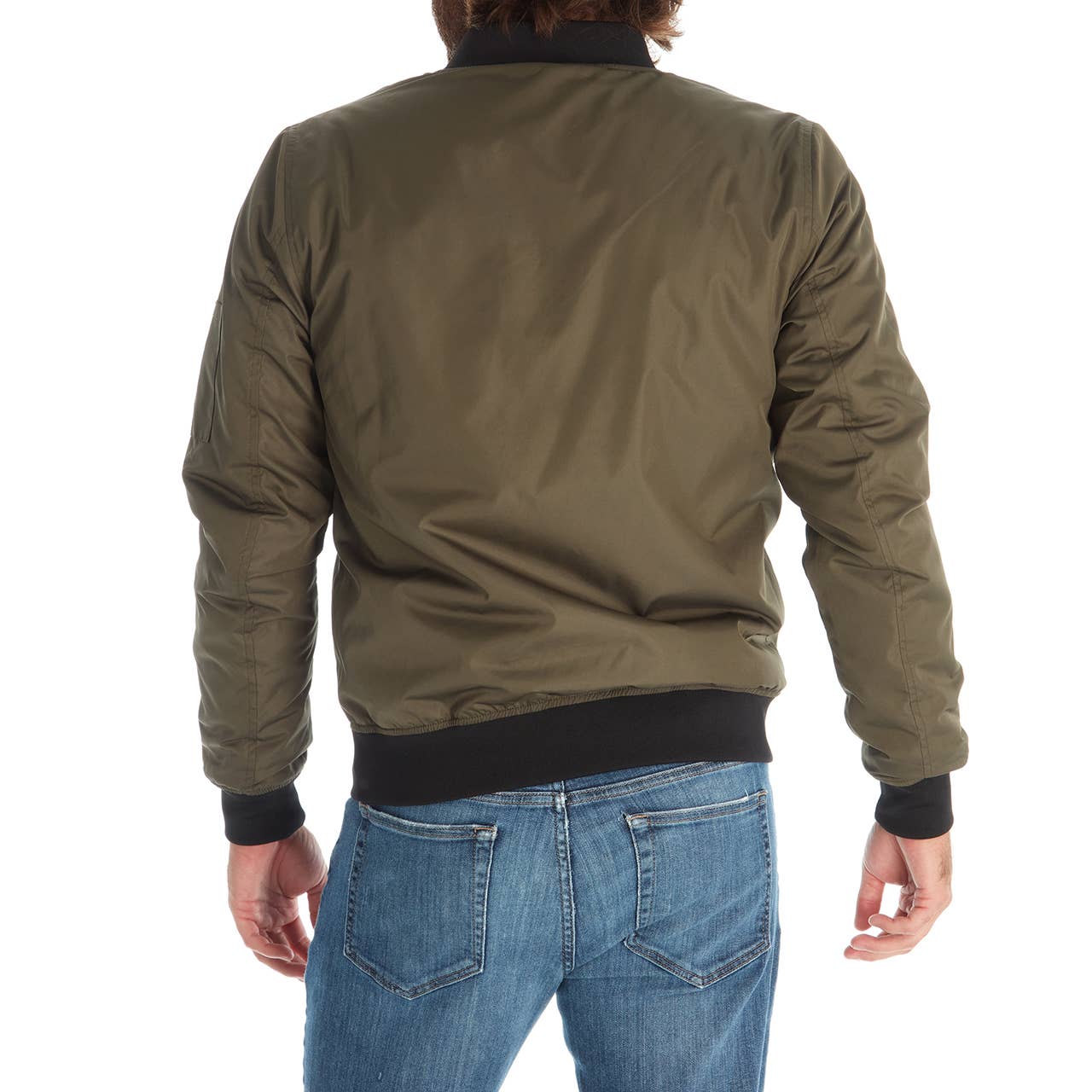 Lewis Sherpa Lined Bomber Jacket