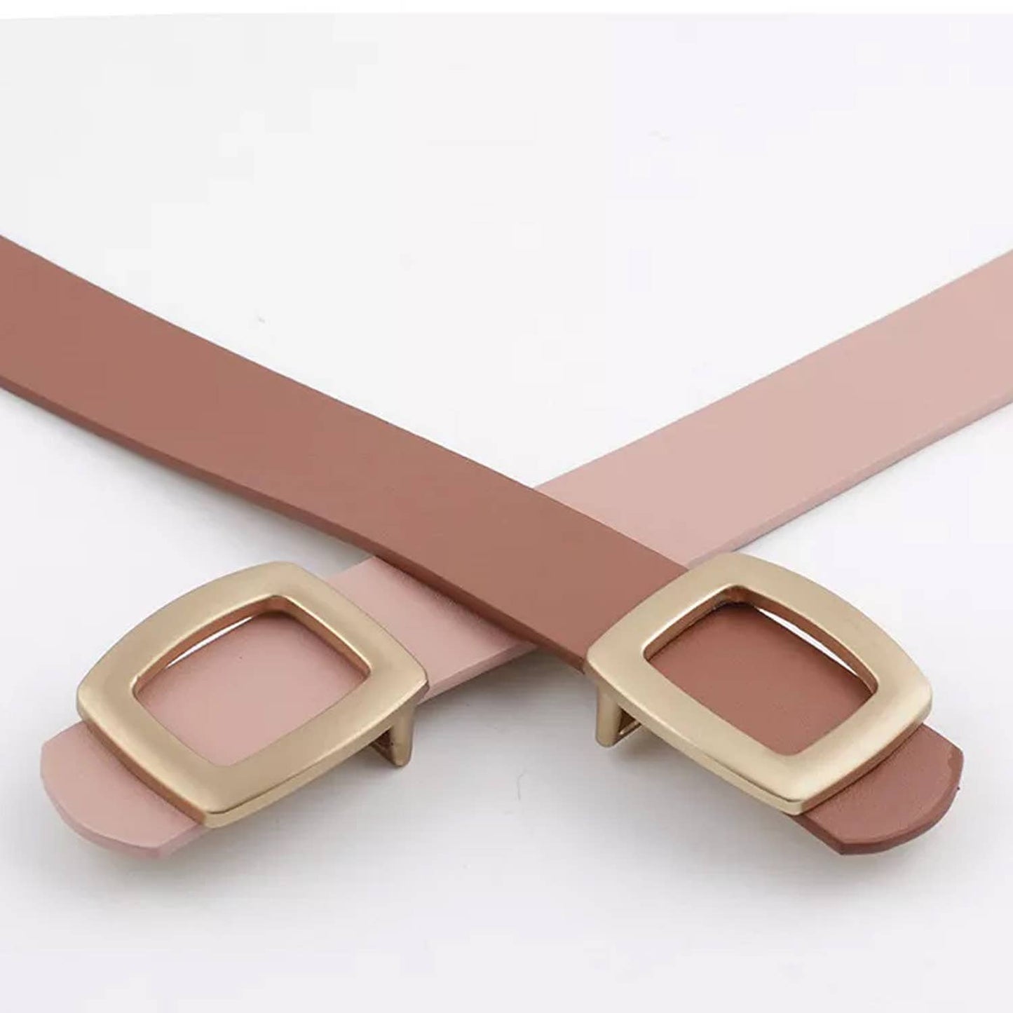 Retro Vegan Leather Women's Belt | 6 Colors - Medium