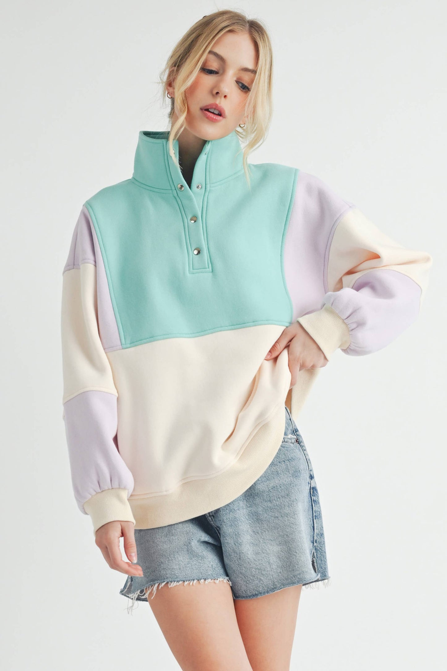 Colorblock Pullover