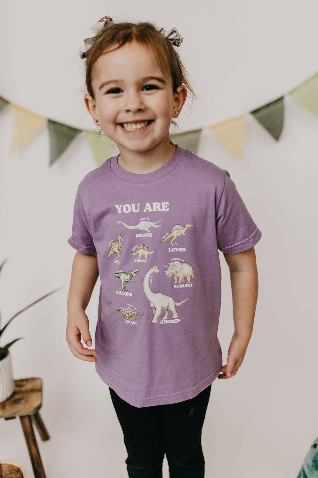 Dinosaur Affirmation words Tshirt