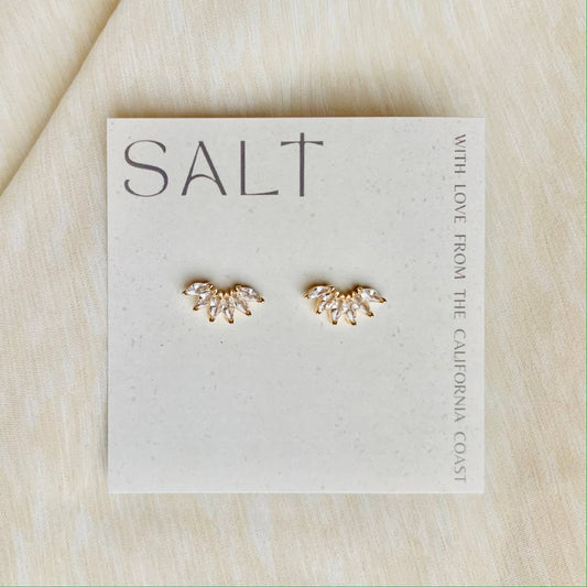 Crystal stud earrings