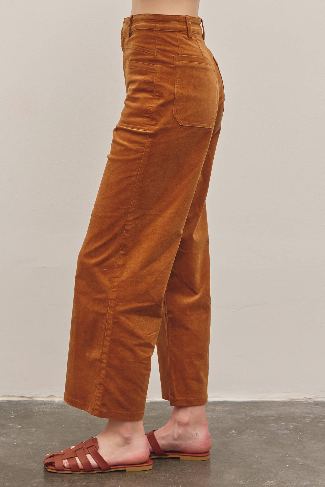 Cozy Wide Leg Corduroy Pant