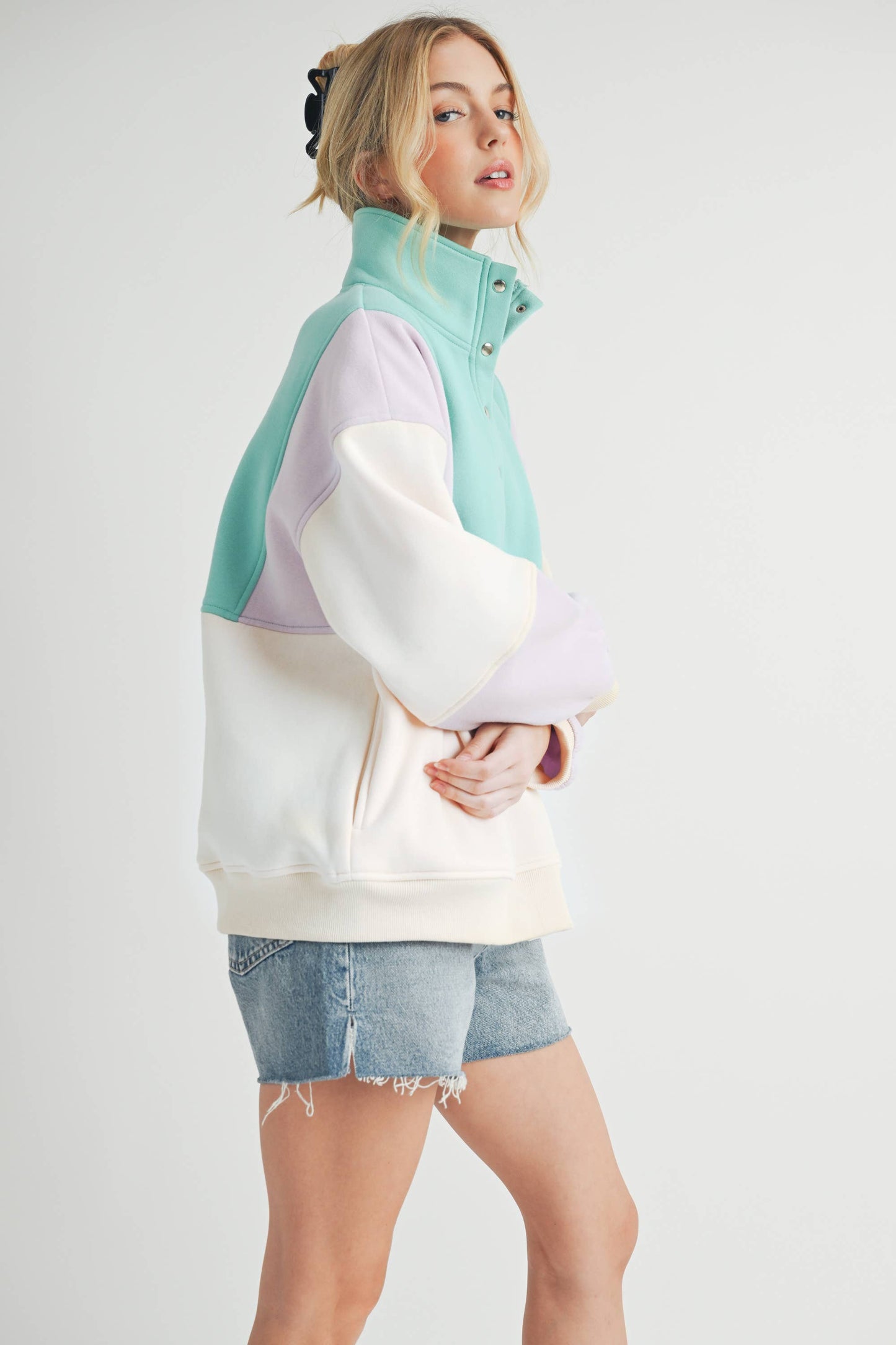 Colorblock Pullover