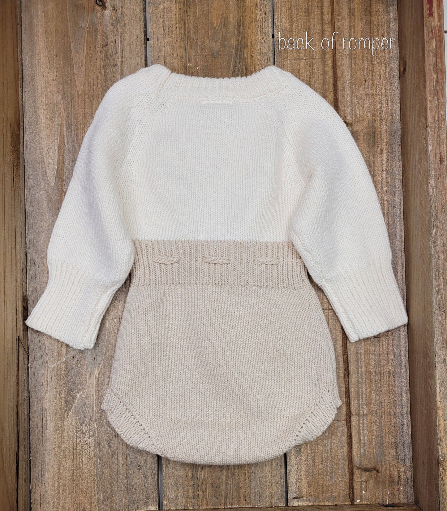 Baby Girl HEART Sweater Romper Knit Outfit| combo options