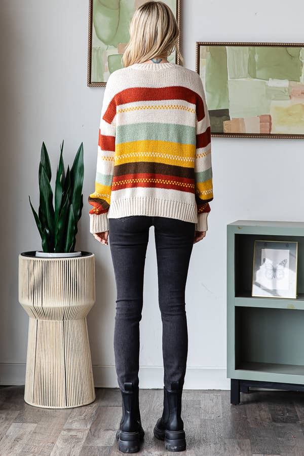 Horizontal Stripe Sweater