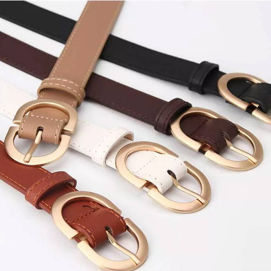 Kay Stylish Vegan Leather Women's Belt | 4 Colors - Medium