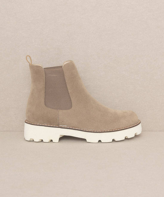 Khaki | Chunky Sole Chelsea Boot