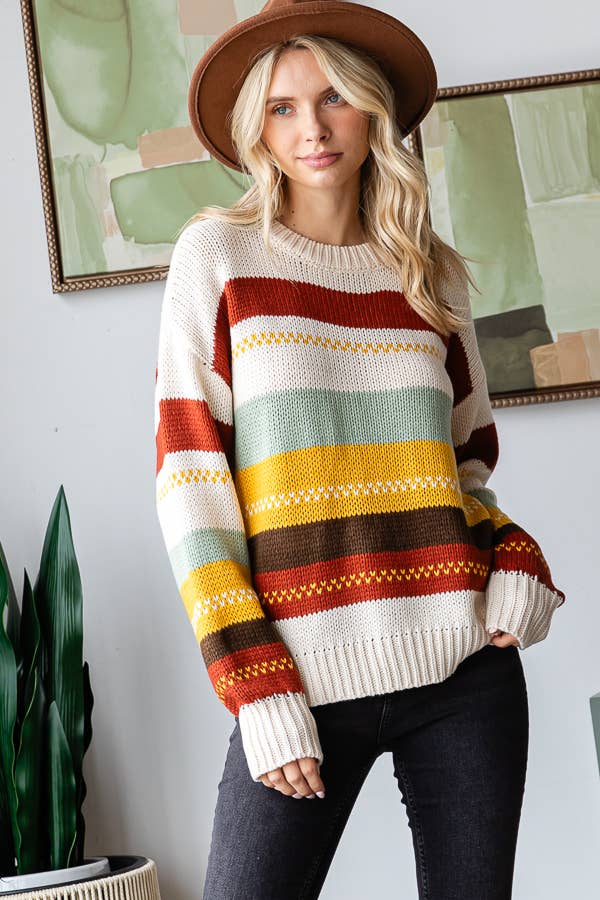 Horizontal Stripe Sweater