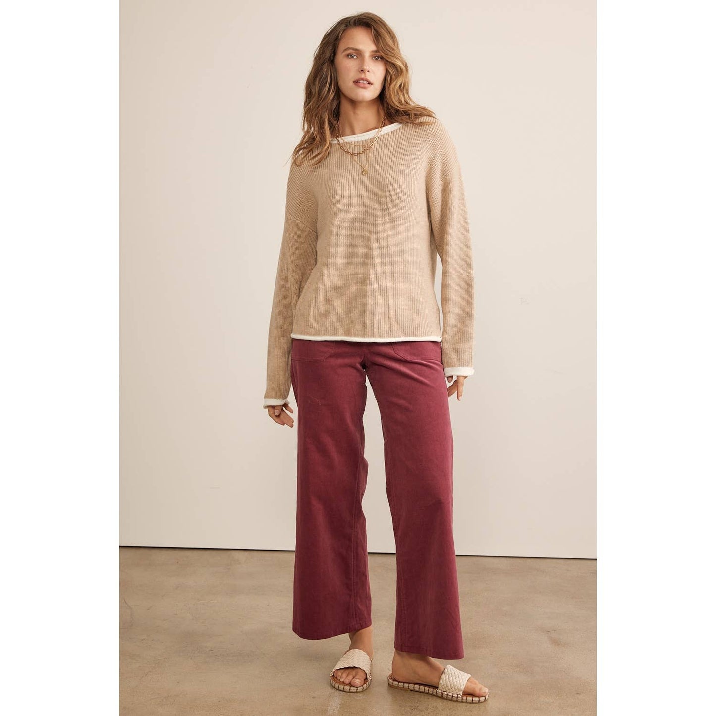 Cozy Wide Leg Corduroy Pant