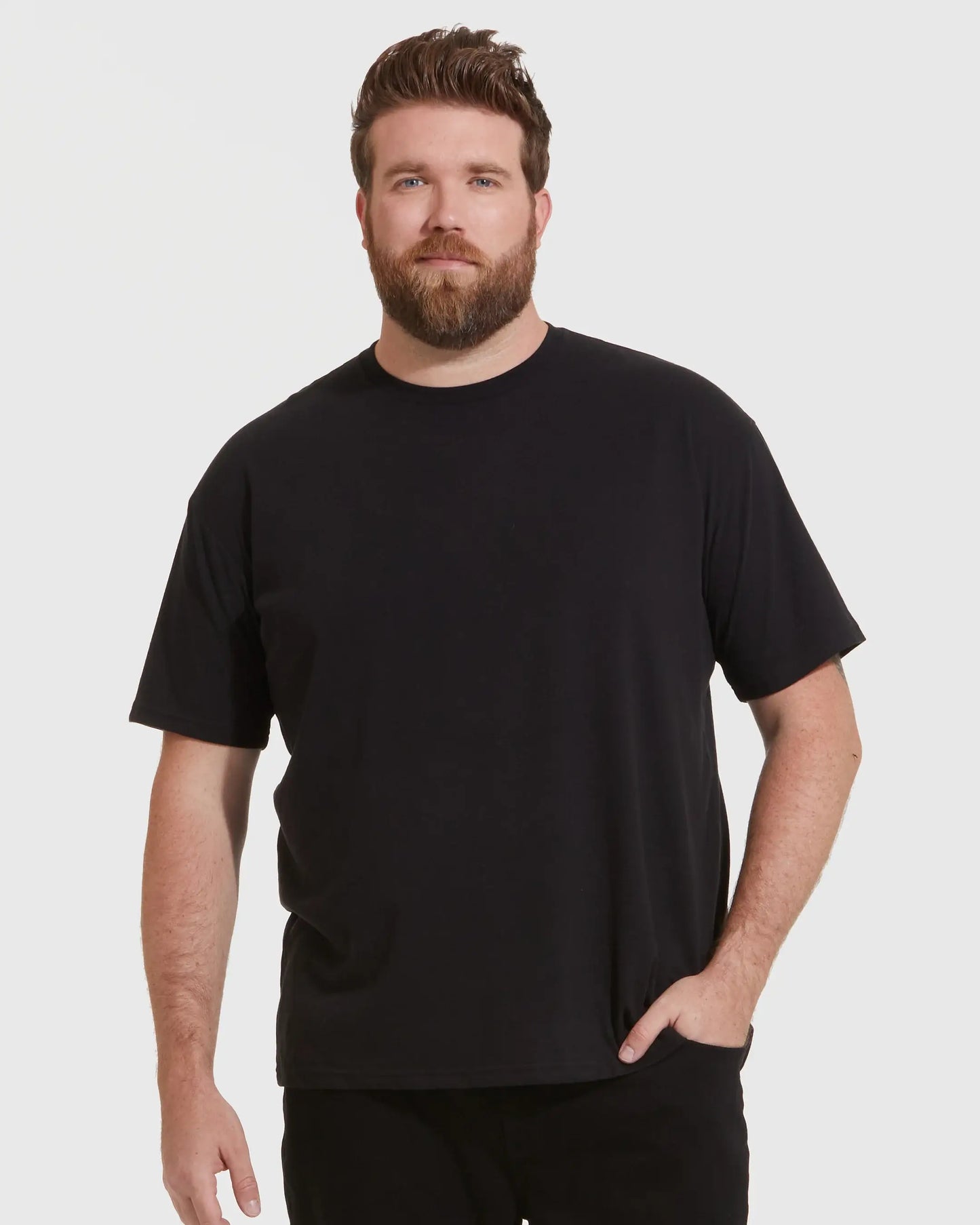 Short Sleeve T-Shirt | Crew Neck | Black