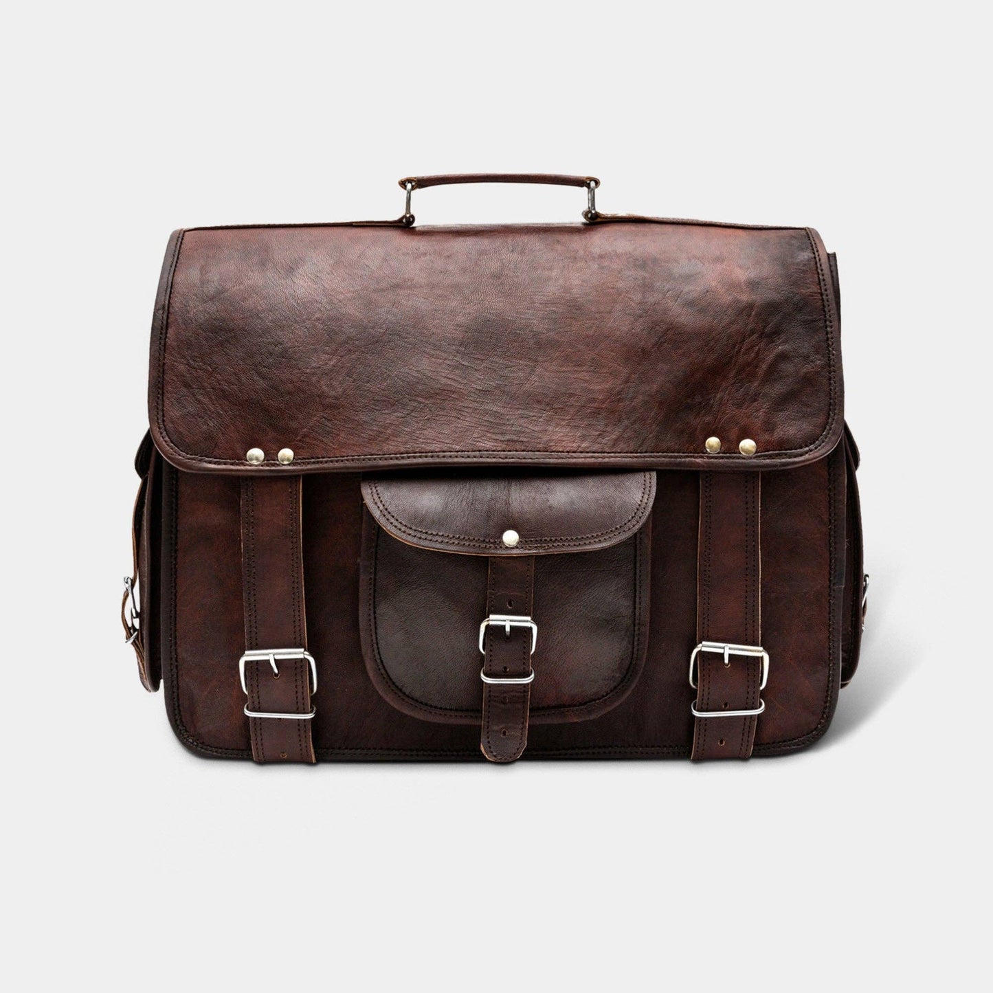 Leather Messenger Bag