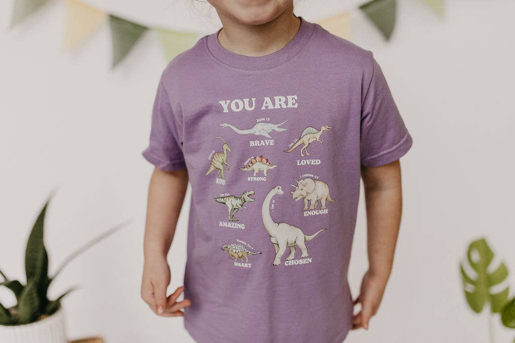 Dinosaur Affirmation words Tshirt