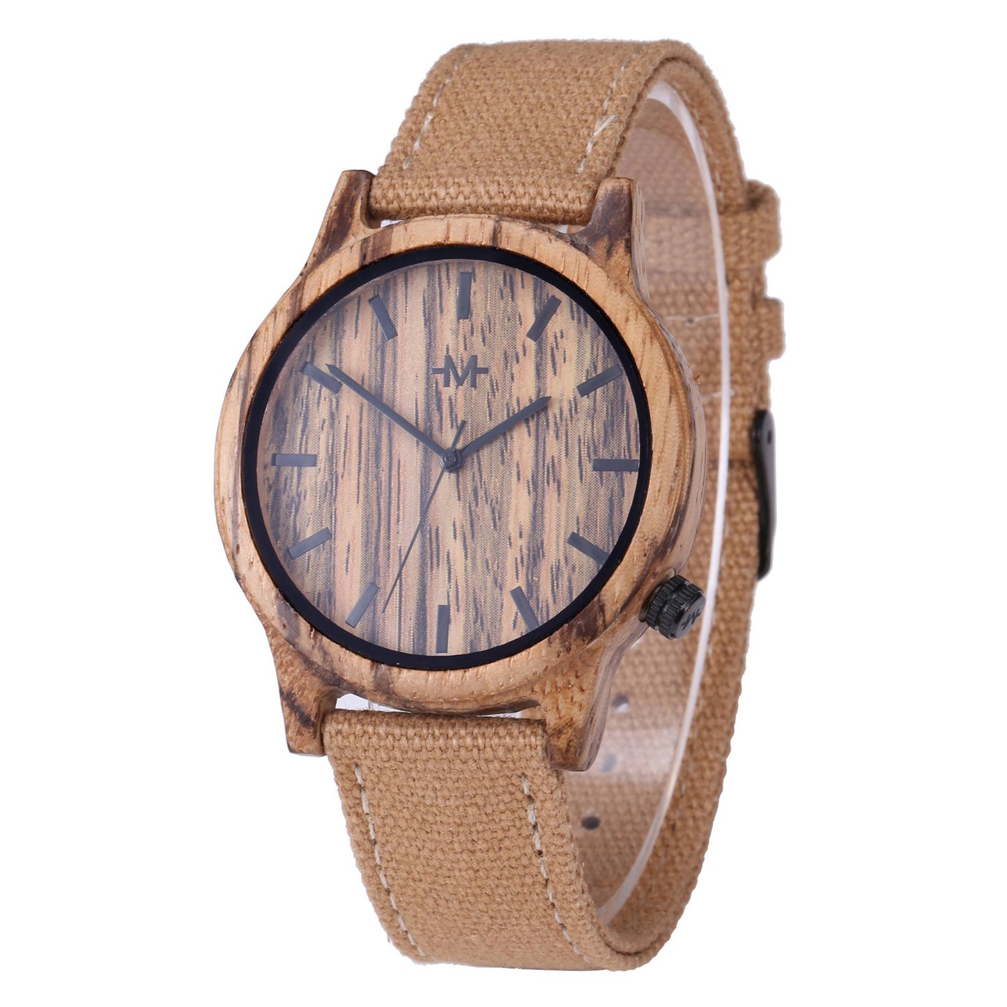 Webbed Brolly Wooden Wrist Watch