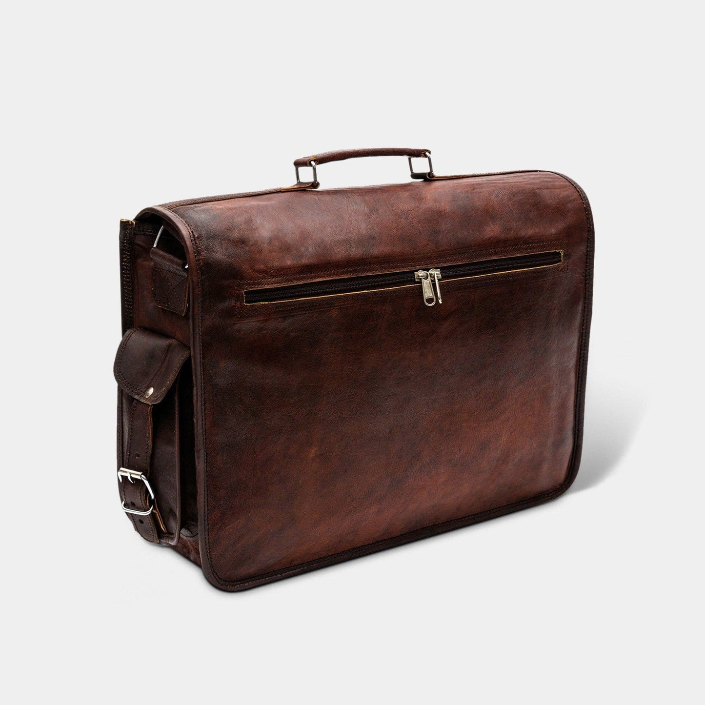 Leather Messenger Bag