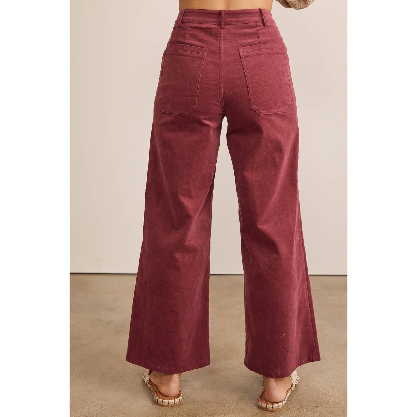 Cozy Wide Leg Corduroy Pant