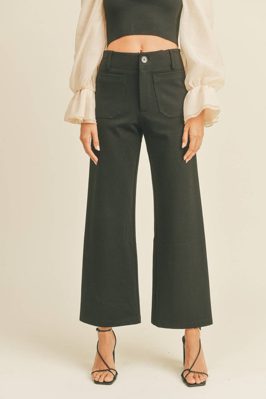 2 POCKETS PONTE PANTS