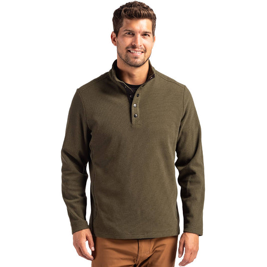 Cutter & Buck Hunts Point Eco Mens Snap Pullover