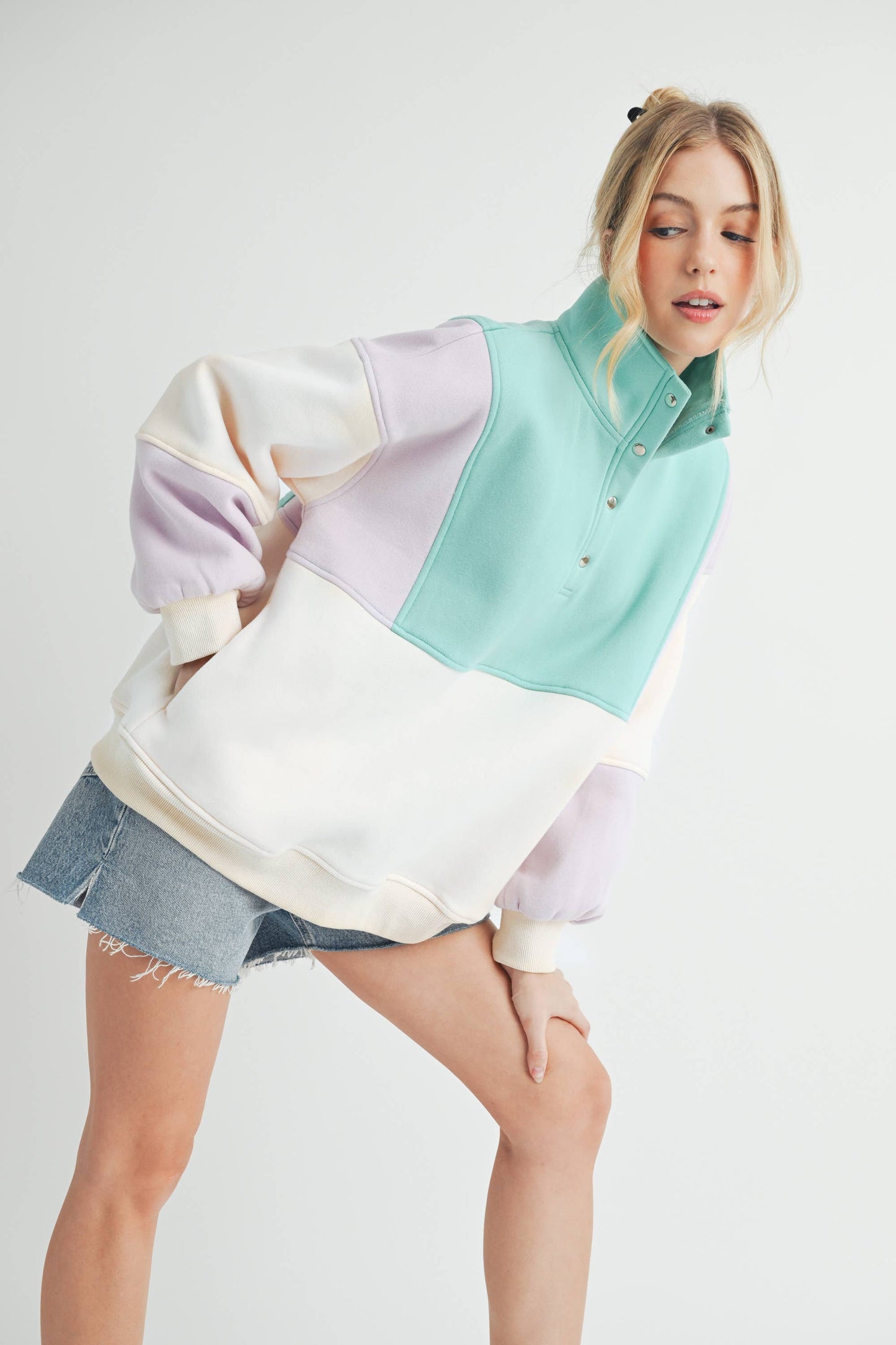 Colorblock Pullover