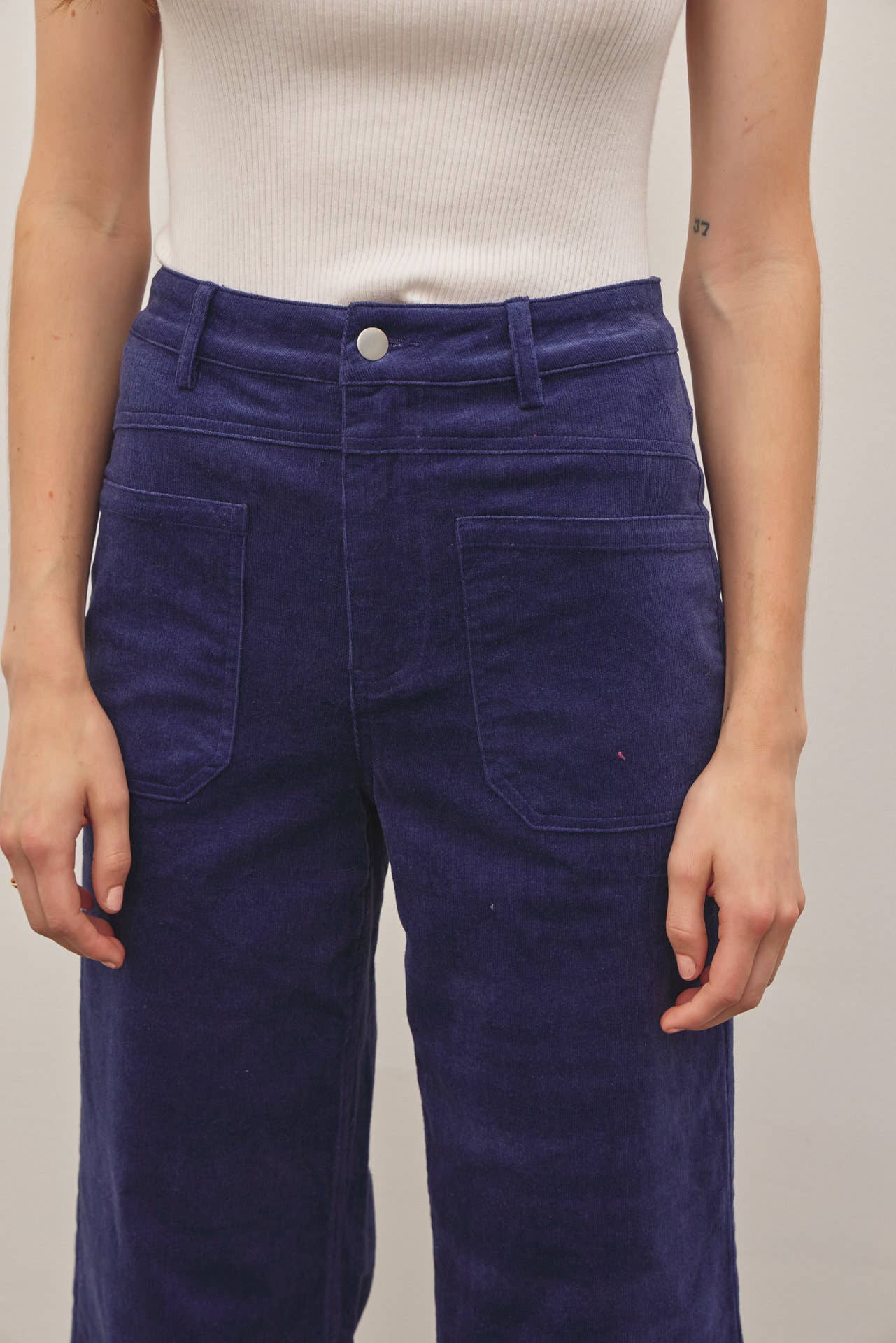 Cozy Wide Leg Corduroy Pant