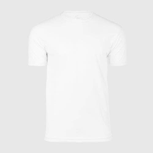 Short Sleeve T-Shirt | Crew Neck | White