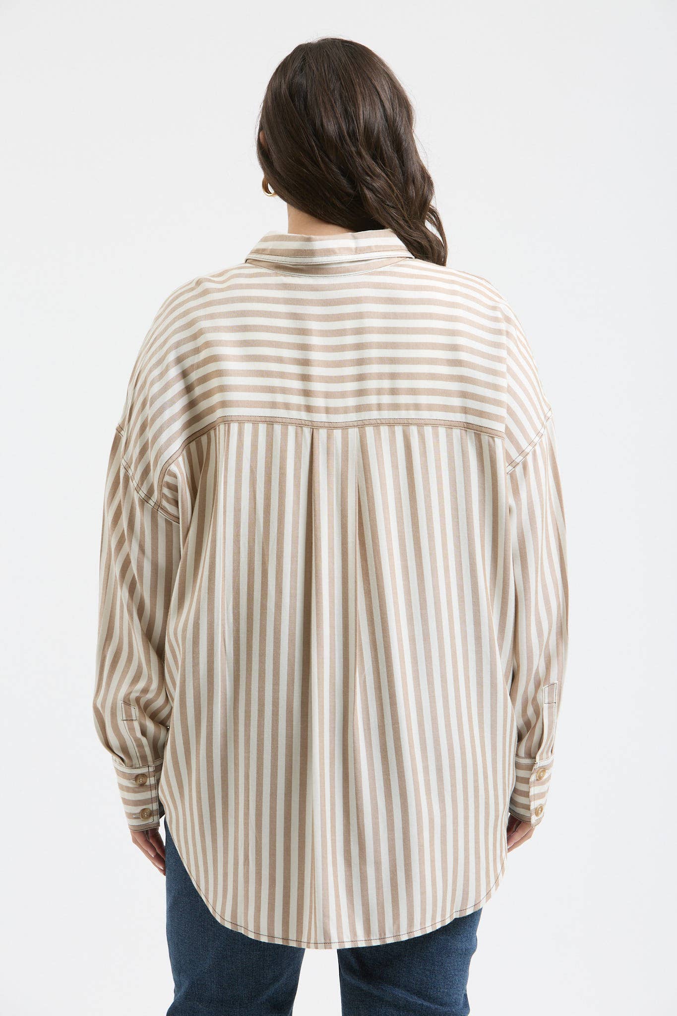 Plus Striped Long Sleeve