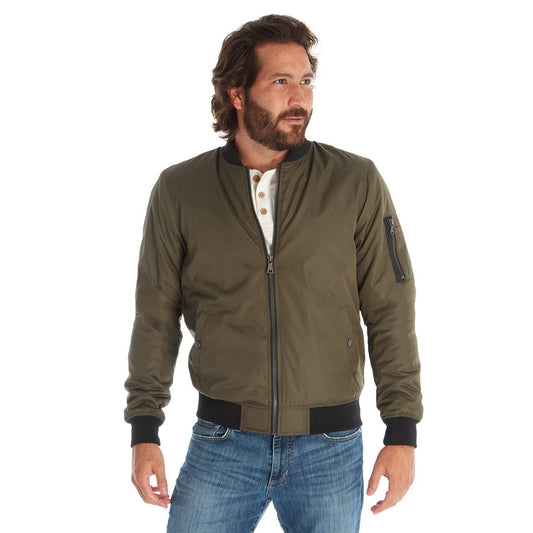 Lewis Sherpa Lined Bomber Jacket