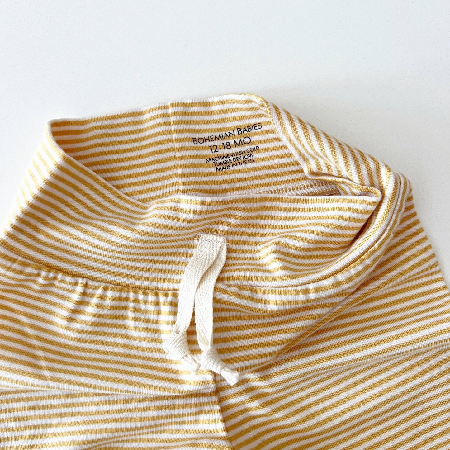 Bamboo Joggers | Golden Stripe