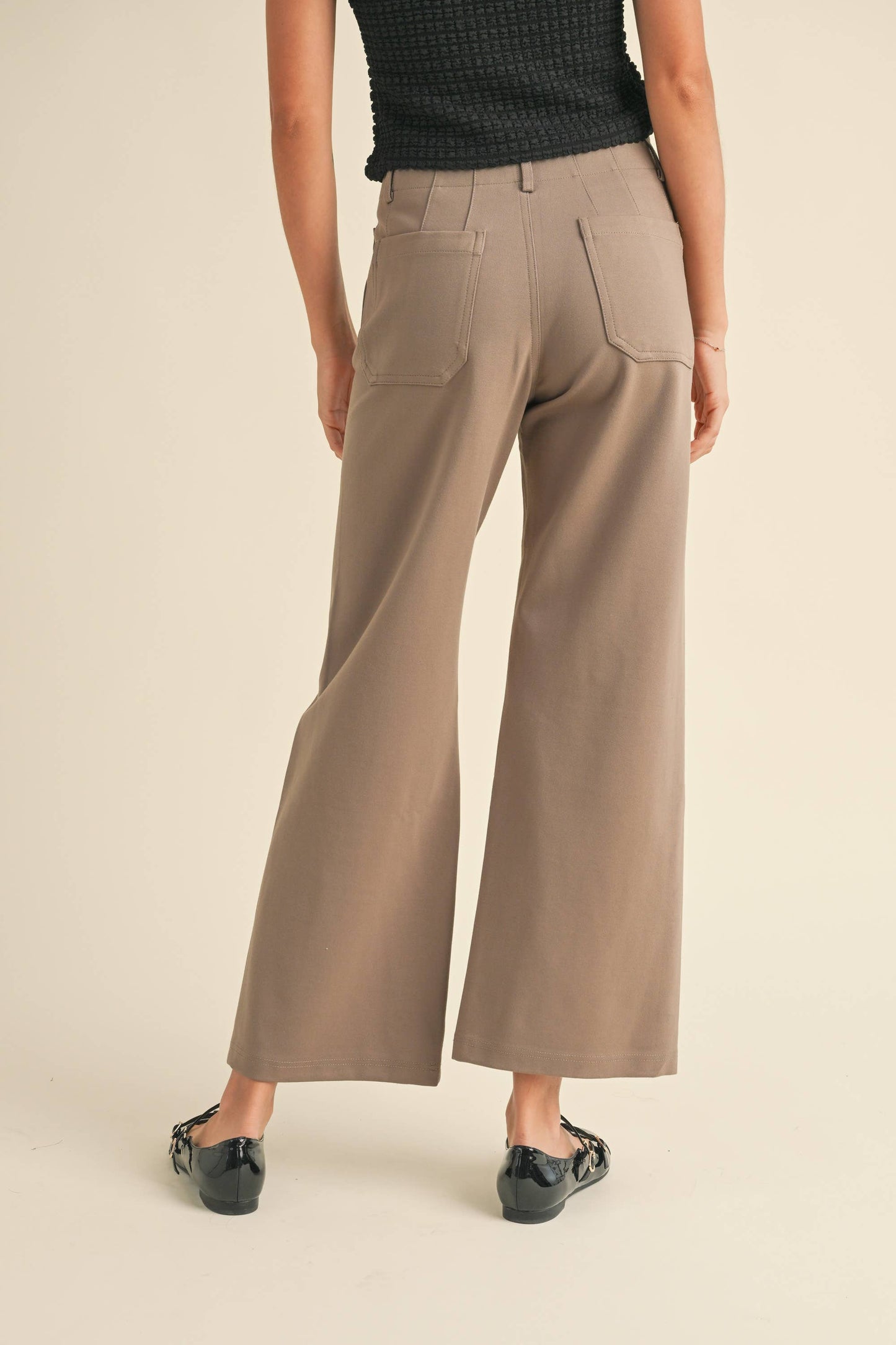 2 POCKETS PONTE PANTS