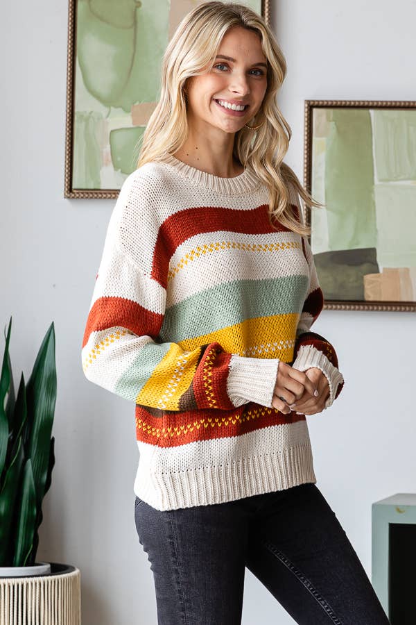 Horizontal Stripe Sweater