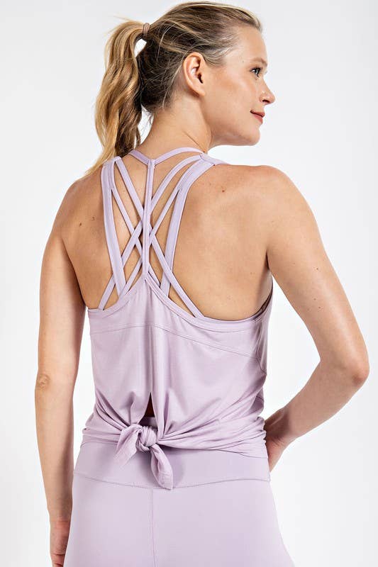 Open Back Tank Yoga Top