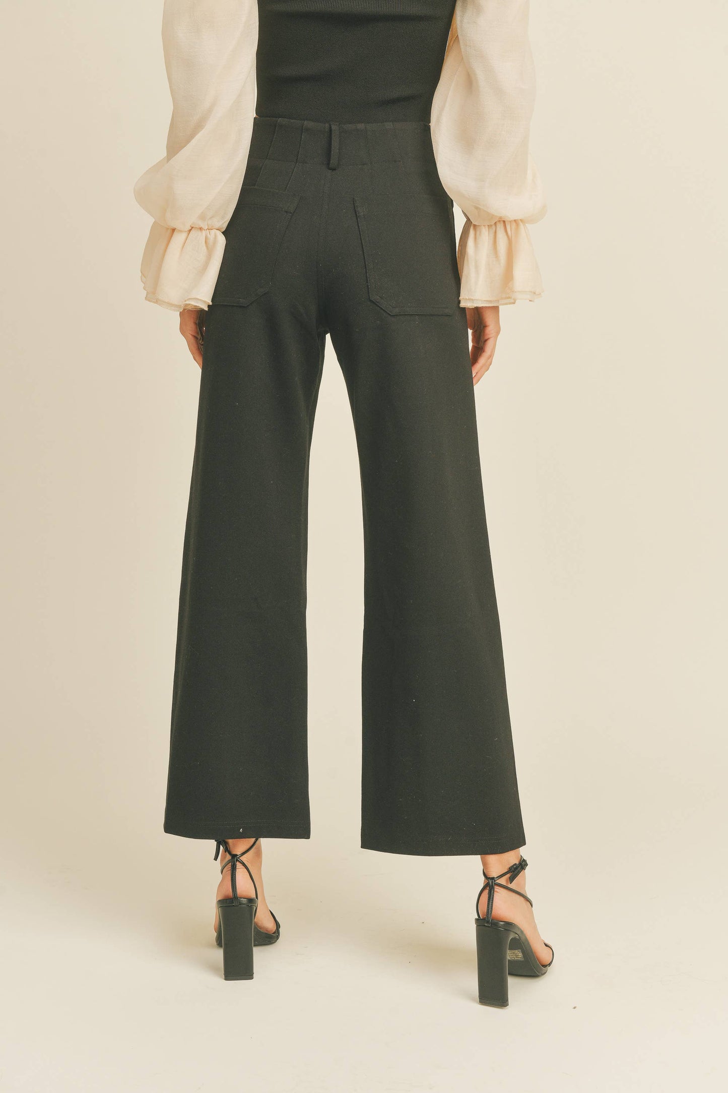 2 POCKETS PONTE PANTS