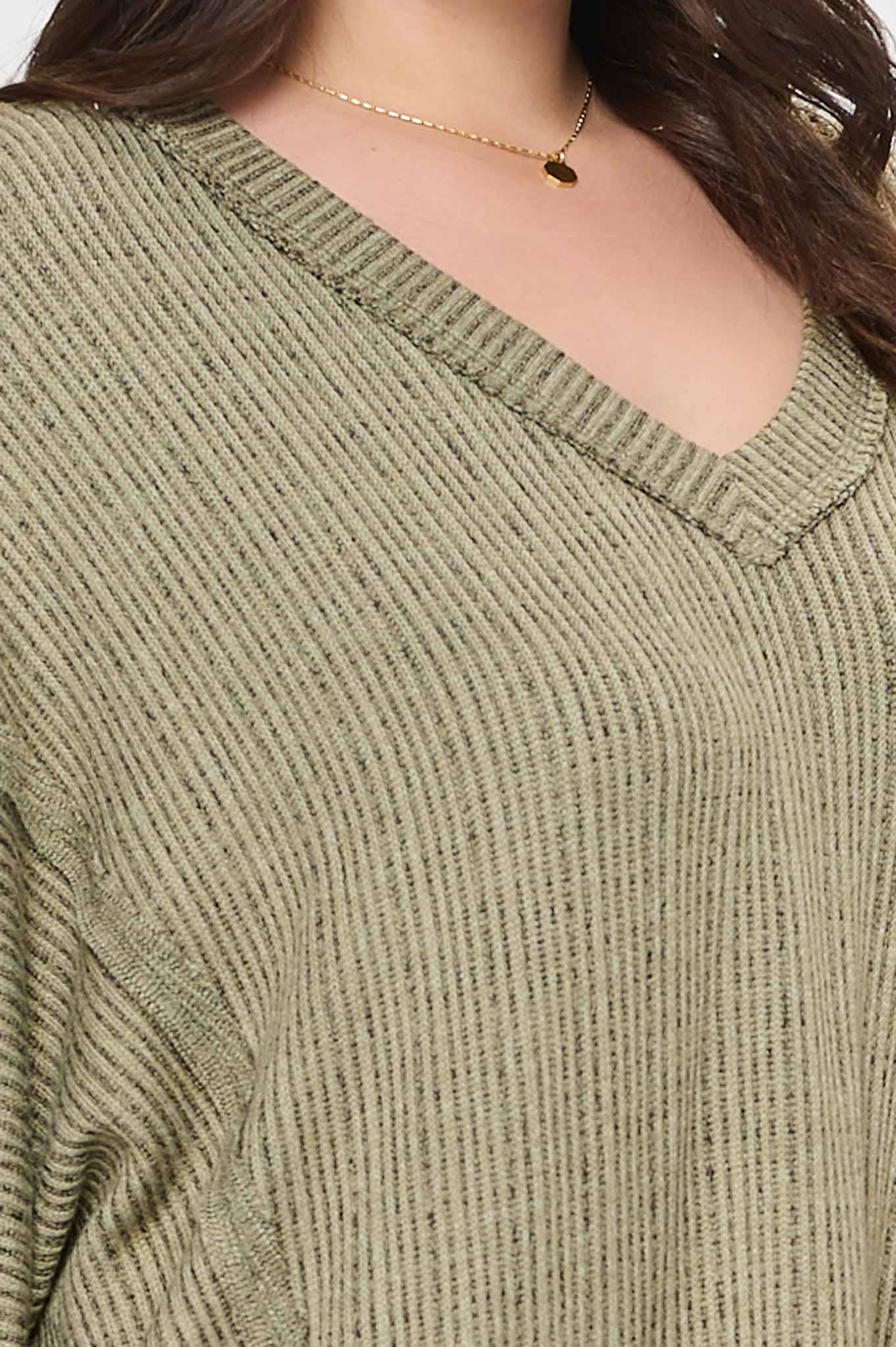 Plus Striped Pull Over