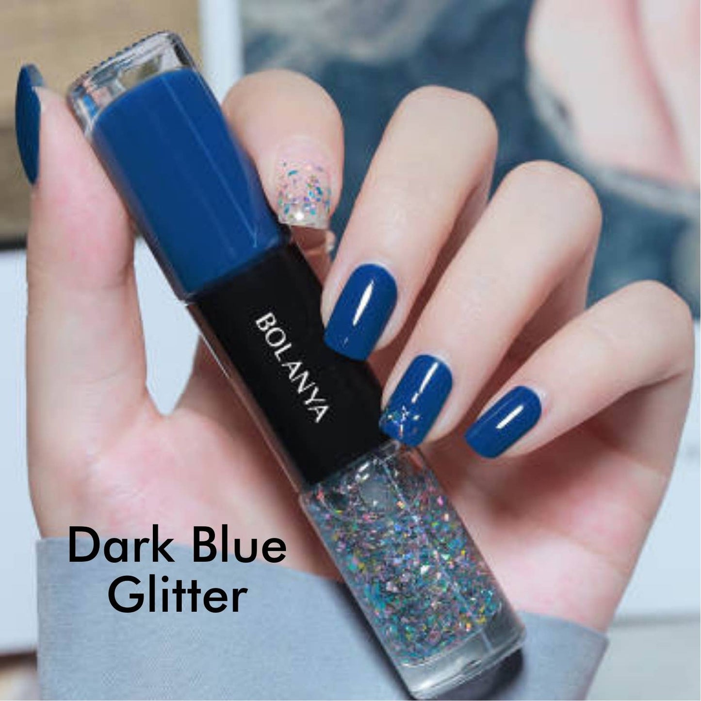 Double Nail Polish - Trendy Colors, Glitter Polish Gift