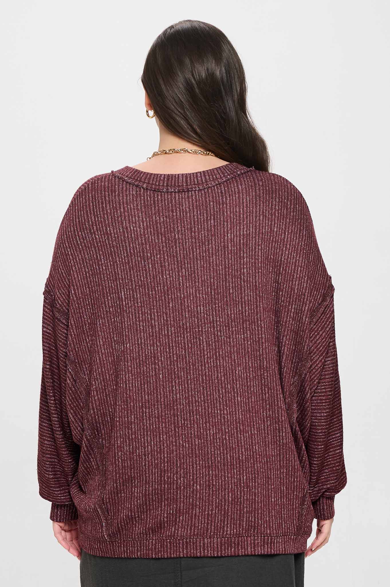 Plus Striped Pull Over