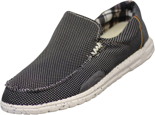 NORTY Men Lightweight Loafer Slip On Lace Up Boat Shoe 42028