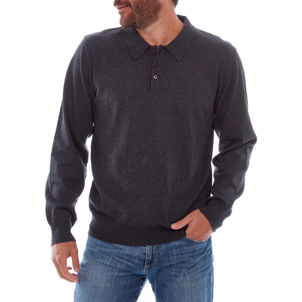 Alec Long Sleeve Polo