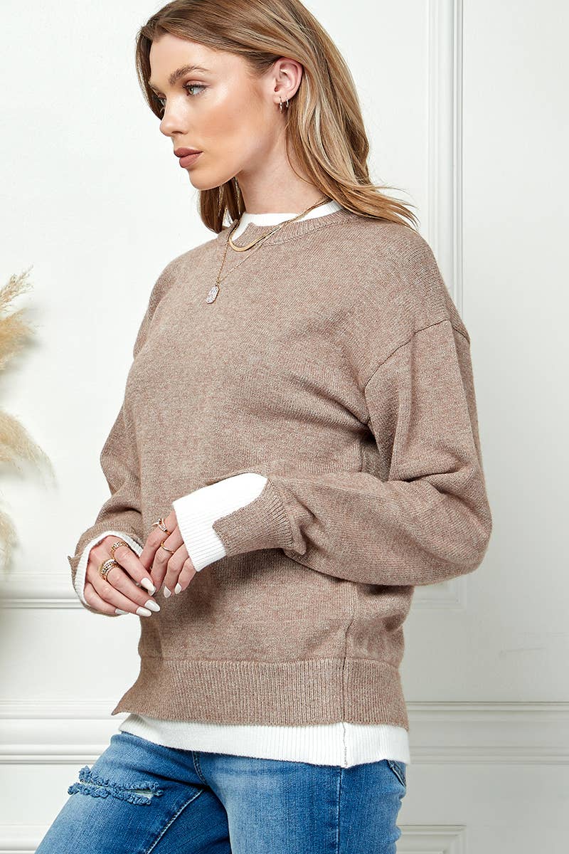 Long Sleeve Knit Sweater