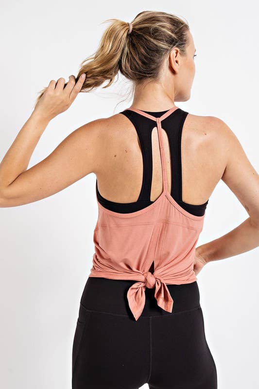 Open Back Tank Yoga Top