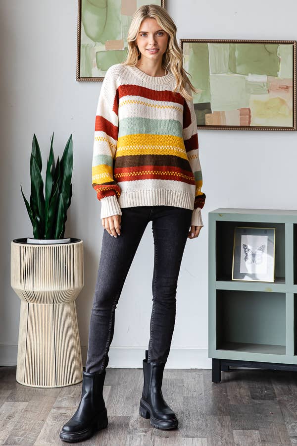 Horizontal Stripe Sweater