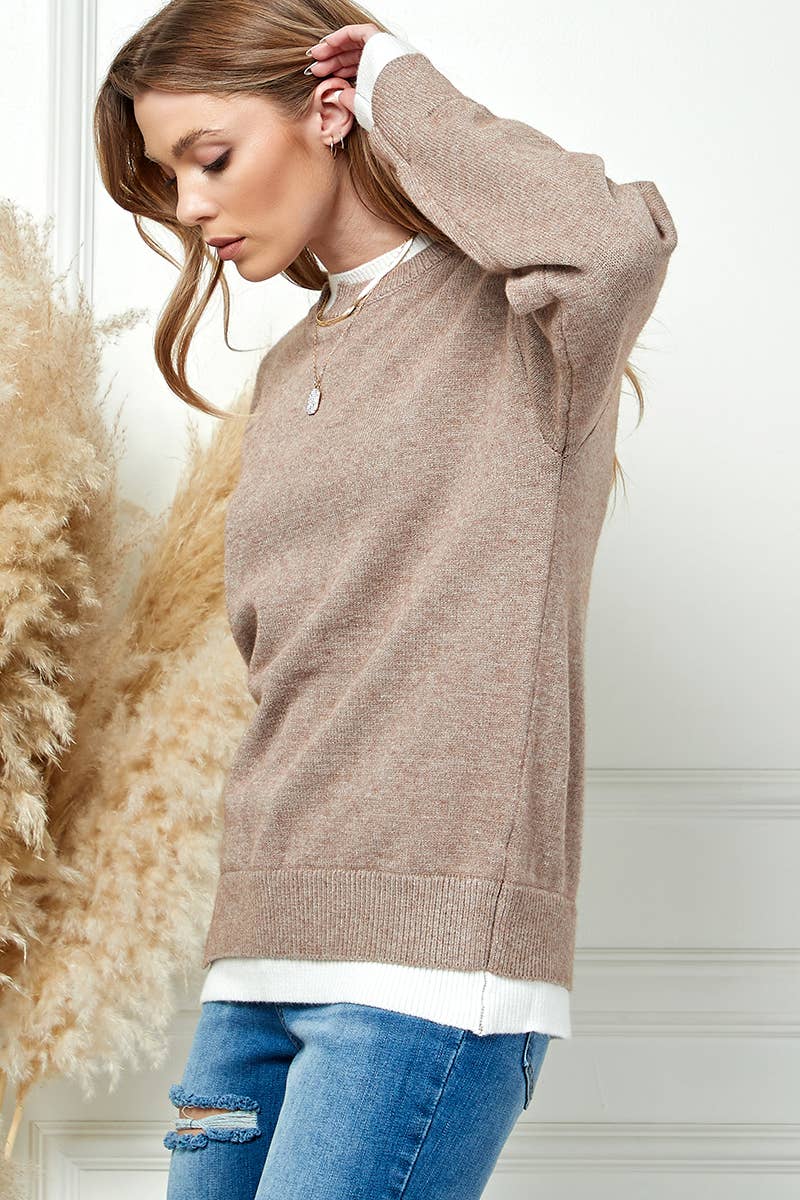 Long Sleeve Knit Sweater