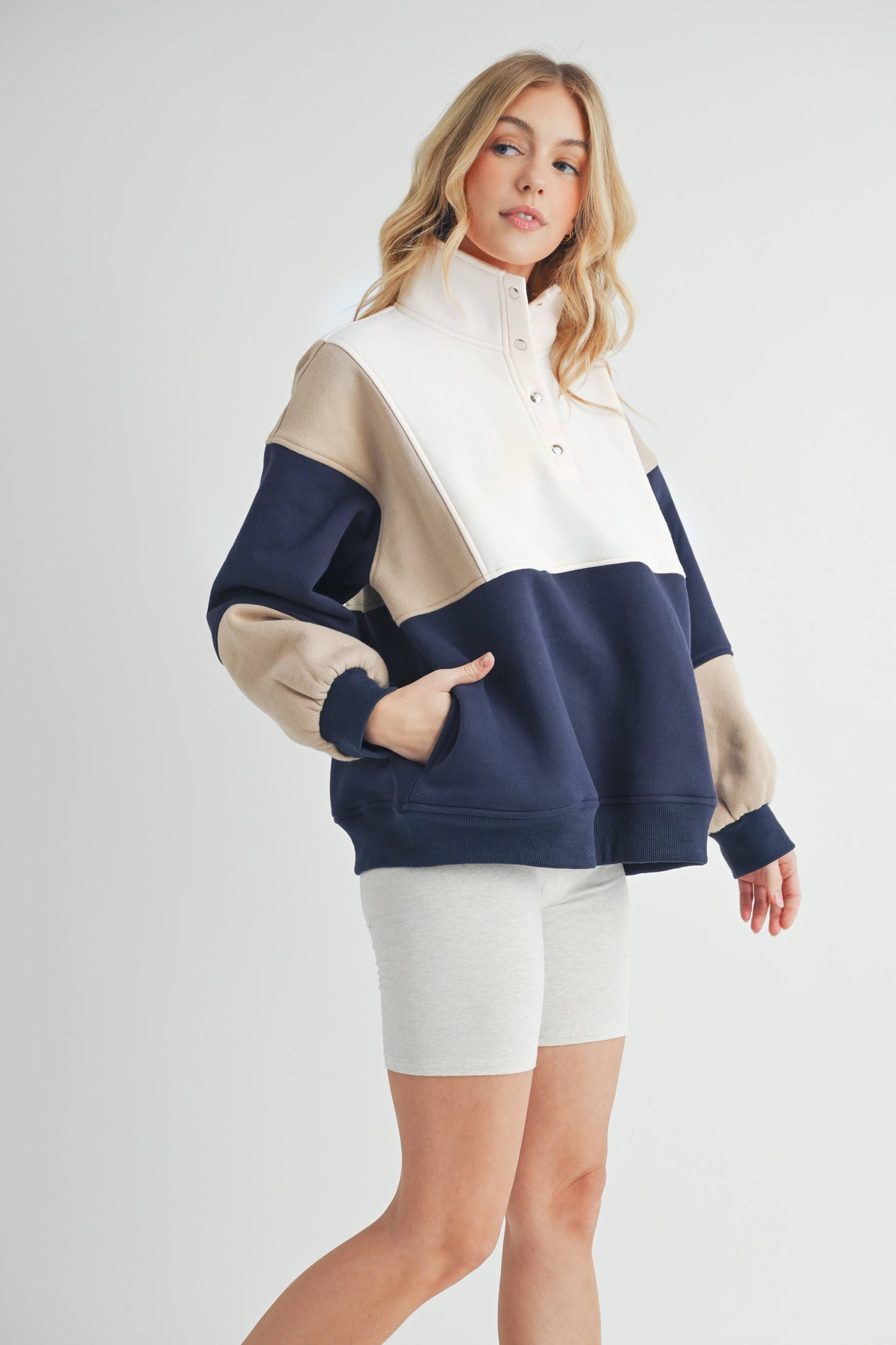 Colorblock Pullover