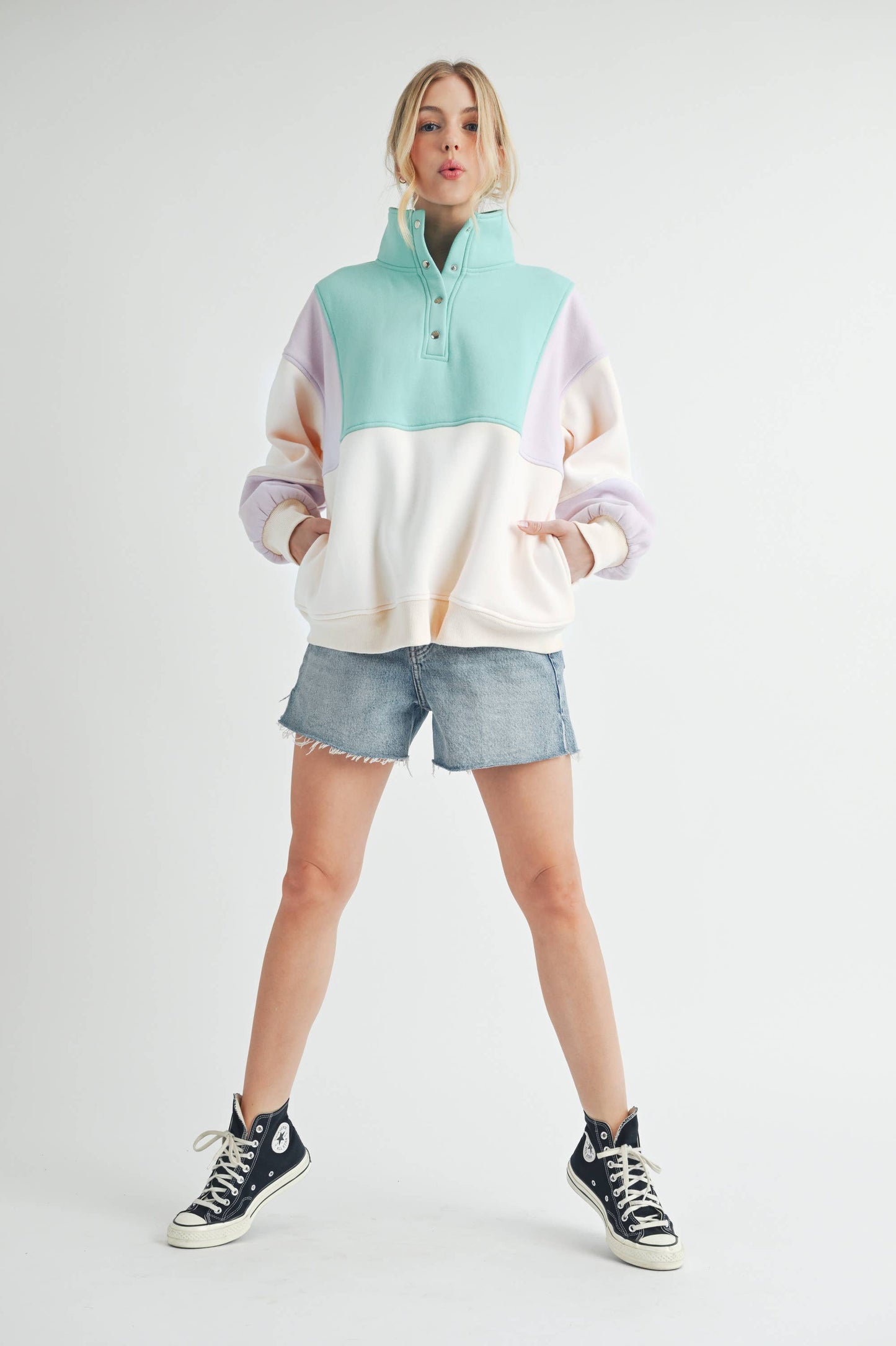 Colorblock Pullover