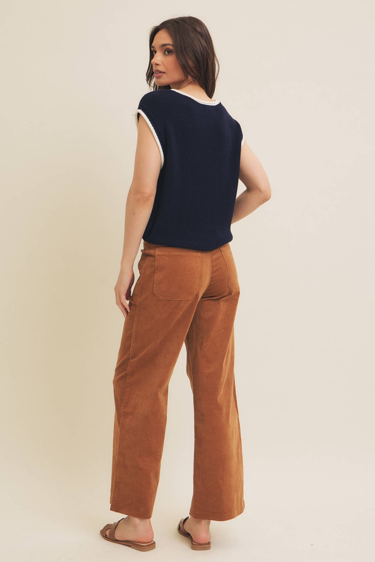 Cozy Wide Leg Corduroy Pant