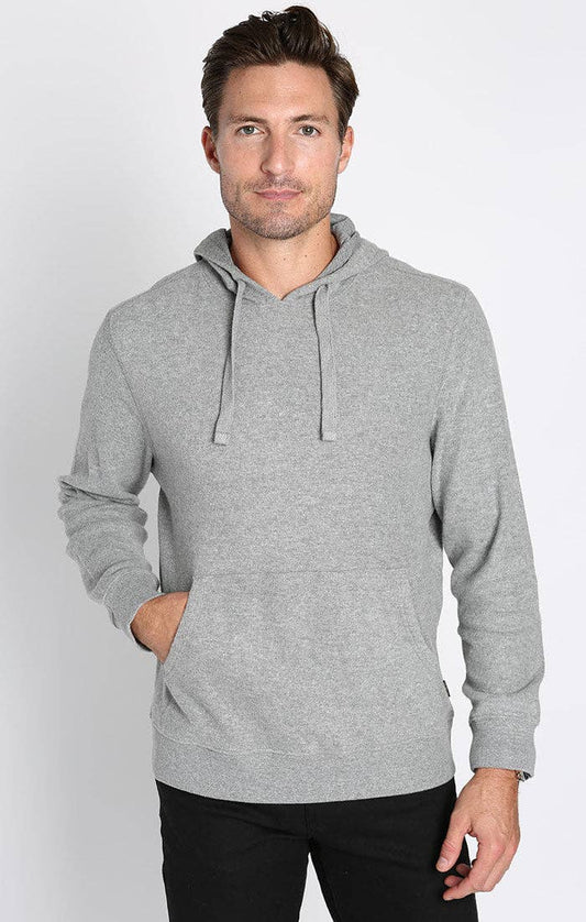 Grey Bedford Brushed Waffle Hoodie