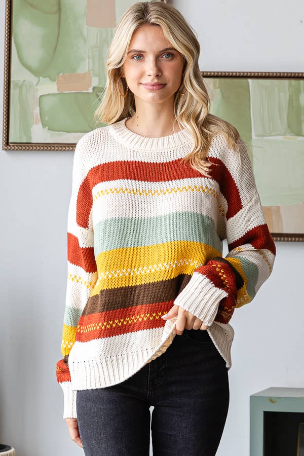 Horizontal Stripe Sweater